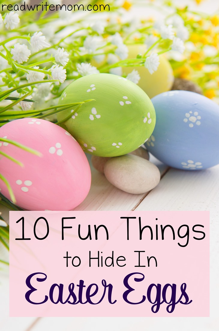 things to hide in easter eggs