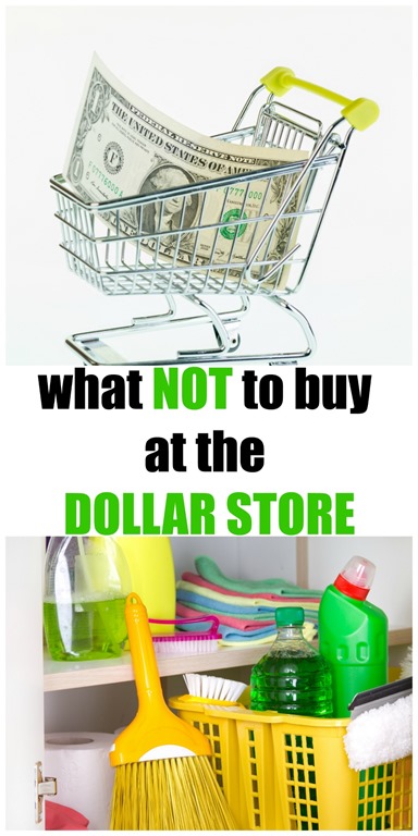 worst things to buy at the dollar store