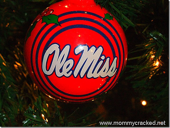 ole miss ornament