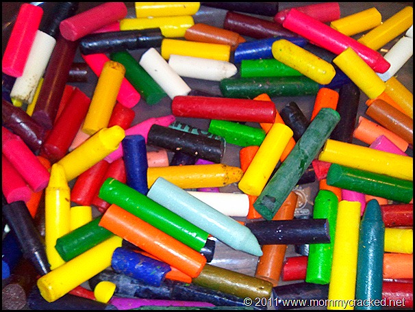 Easy Rainbow Crayons Craft