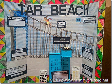tar beach reading fair project