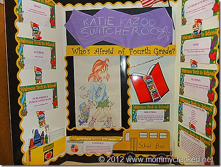 elementary reading fair project