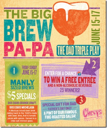 Chevys Father's Day Big Brew Pa Pa