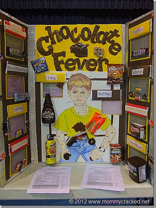 reading fair project chocolate fever