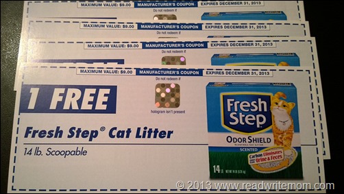 cat litter coupon