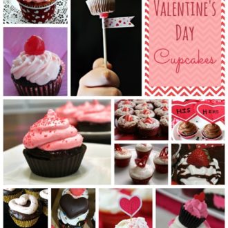 14 Valentine's Day Cupcakes recipes and ideas to enjoy a sweet treat on Valentine's day. perfect for school or work parties.