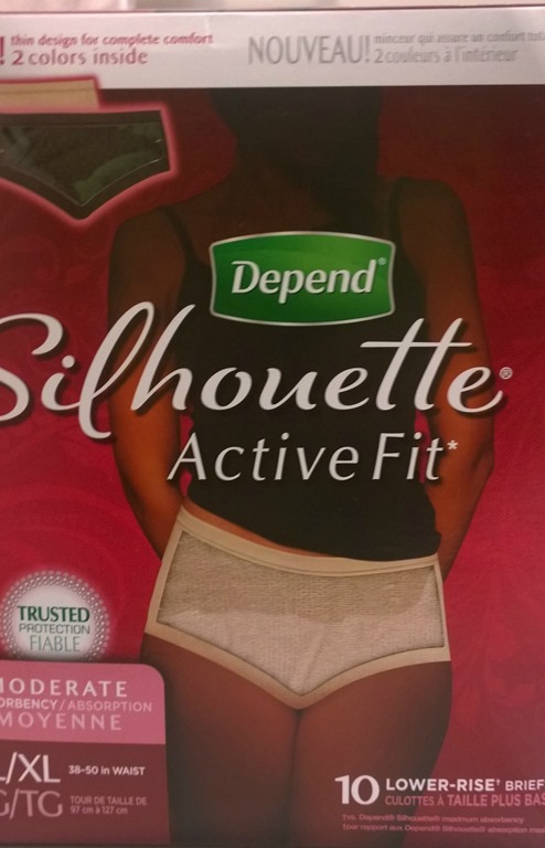 Depend Silhouette Active Fit Moderate Absorbency Pull-On Underwear