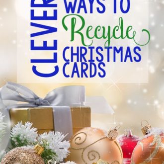 recycle christmas cards