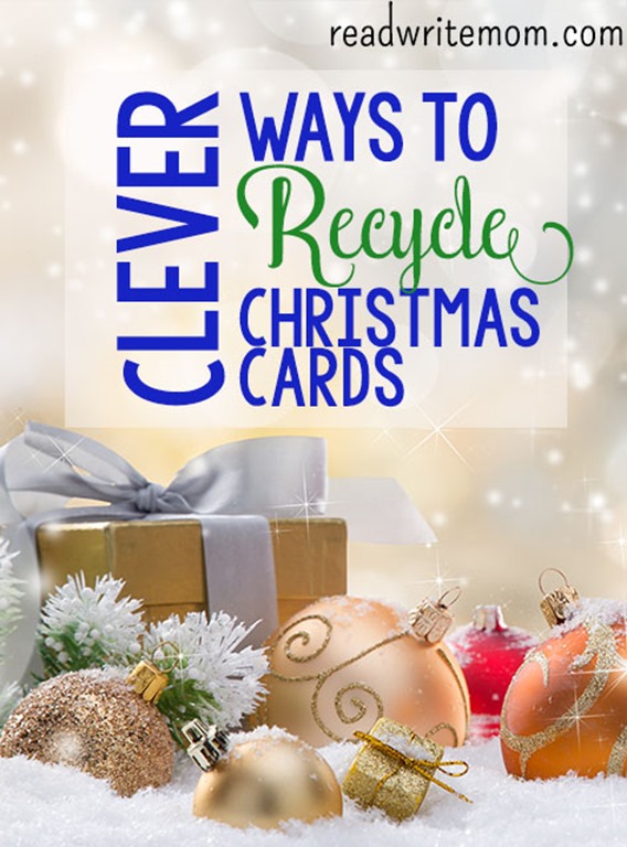 Clever ways to Recycle Christmas Cards