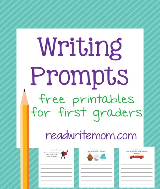 First Grade Writing Prompts - 8 Free Printable Pages