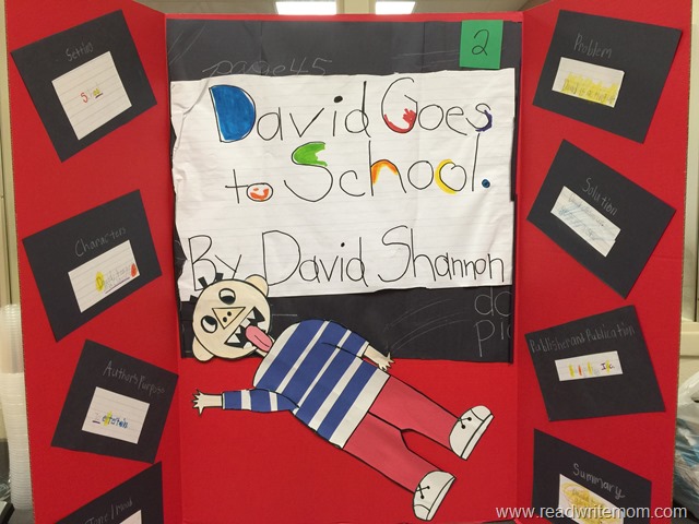 david goes to school