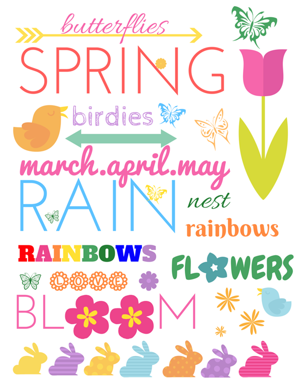 Free Printable Spring Decorations Free Printable Rezfoods Resep 