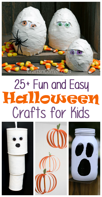 Halloween crafts for kids.