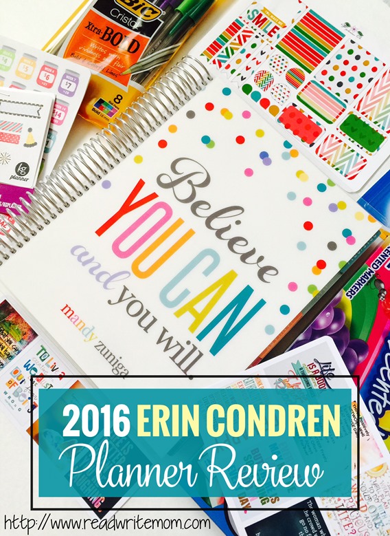 2016 Erin Condren Planner Review
