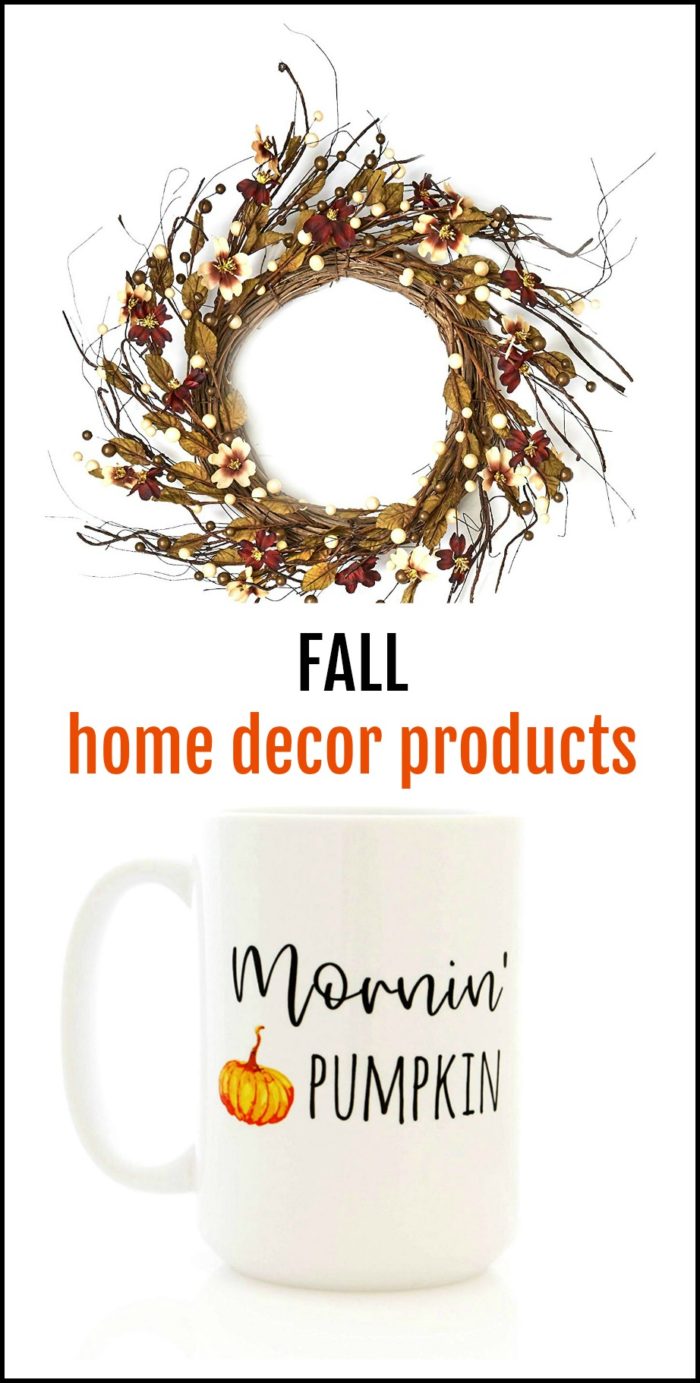 fall home decor products