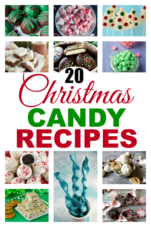 20 delicious Christmas candy recipes for holiday snacking. These recipes are great for a family get-together or treats for a class holiday party.