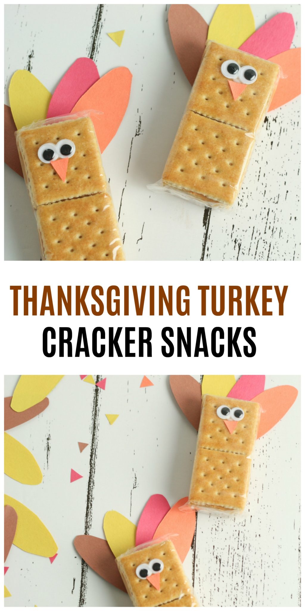 Thanksgiving Turkey Cracker Snacks Are Too Cute