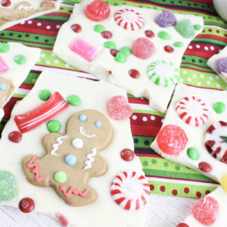This Christmas bark recipe is fun and easy to make. A great way to use up Christmas candy as well.
