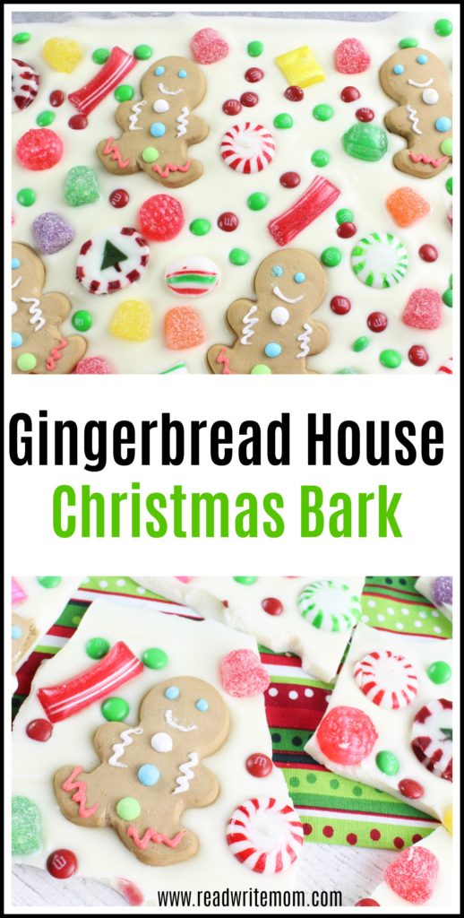 gingerbread house christmas bark recipe
