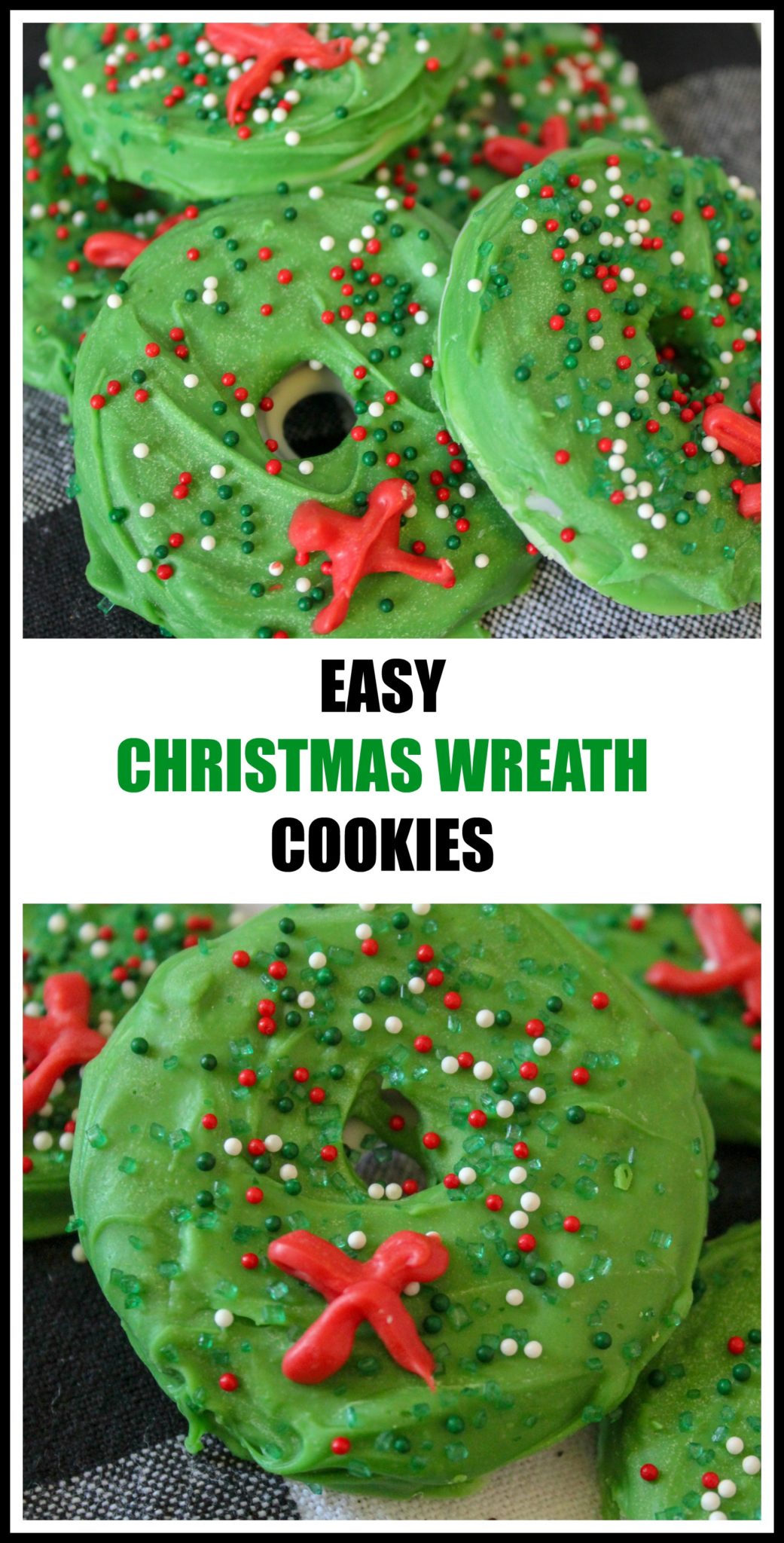 Easy Christmas Wreath Cookies for Decorating Fun