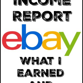 My January 2019 Ebay Income Report. What I learned and earned while selling on Ebay as a side hustle.