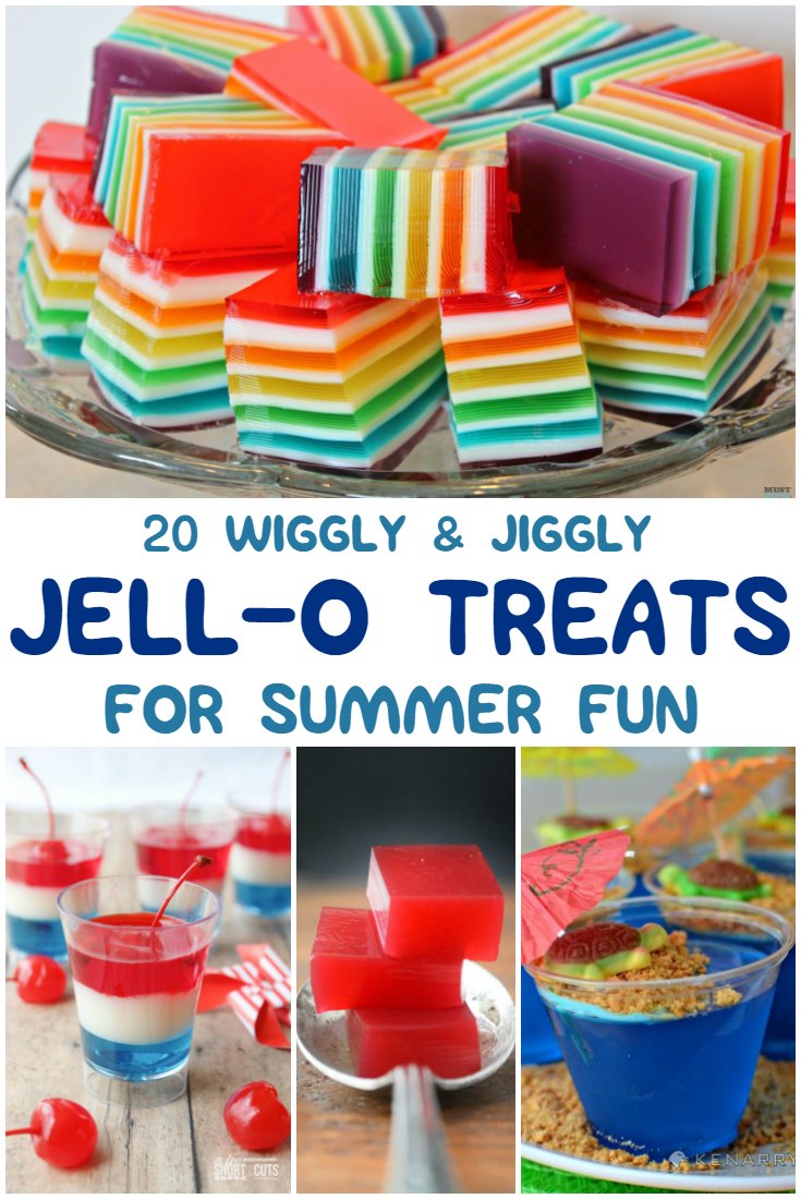 Jello treats for summer are always a welcomed hit! Here are 25 fun Jello recipes.