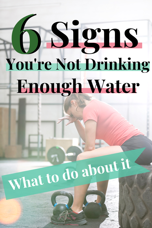 Six Signs You're Not Drinking Enough Water.