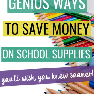 Genius ways to save money on school supplies you wish you'd known sooner. How to get the best deals on back to school shopping.