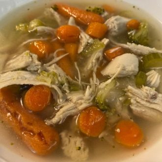 homemade chicken soup