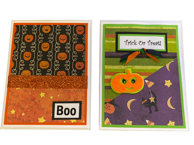 handmade Halloween cards