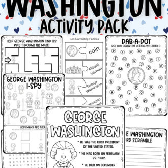 printable George Washington