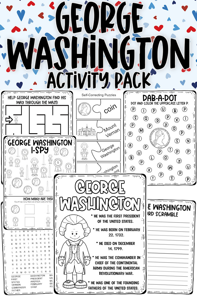 printable George Washington