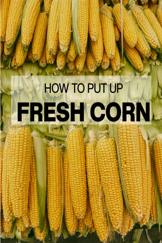 how to put up fresh corn