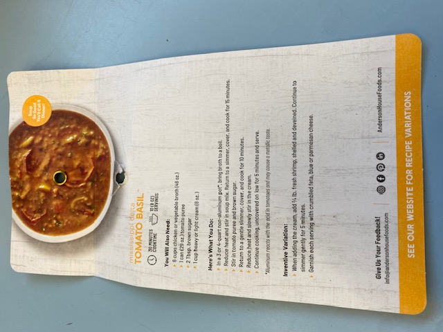 tomato basil soup instructions