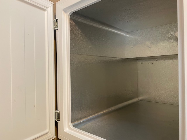 empty freezer