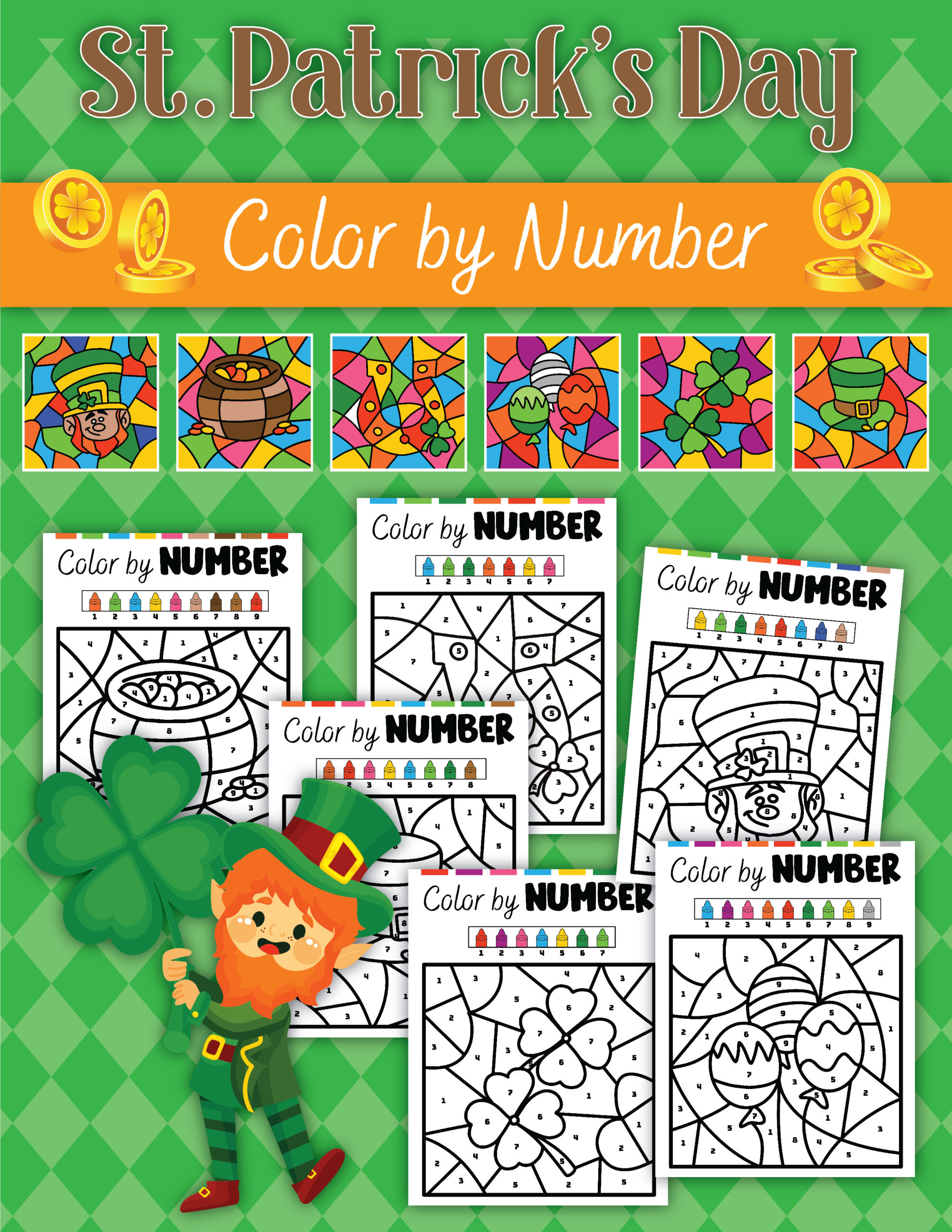 St. Patrick's Day: Free Color by Number Printables