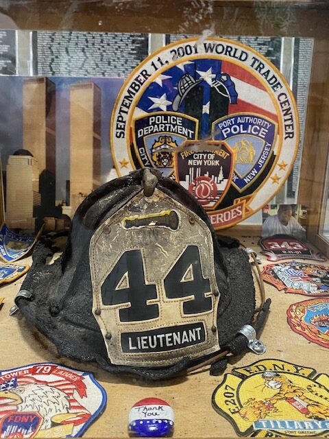 September 11, 2001 fire helmet