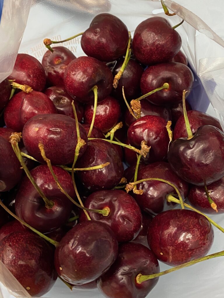 fresh cherries