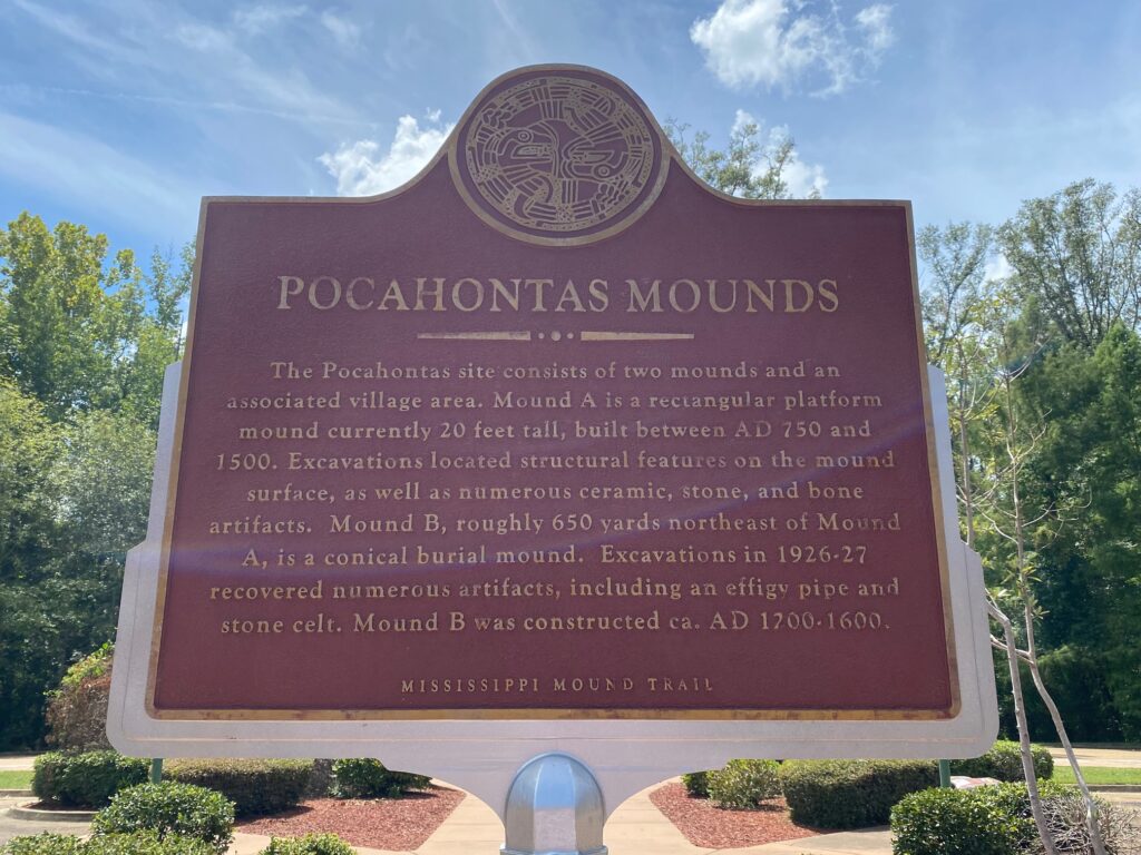 Pocahontas Mississippi mounds