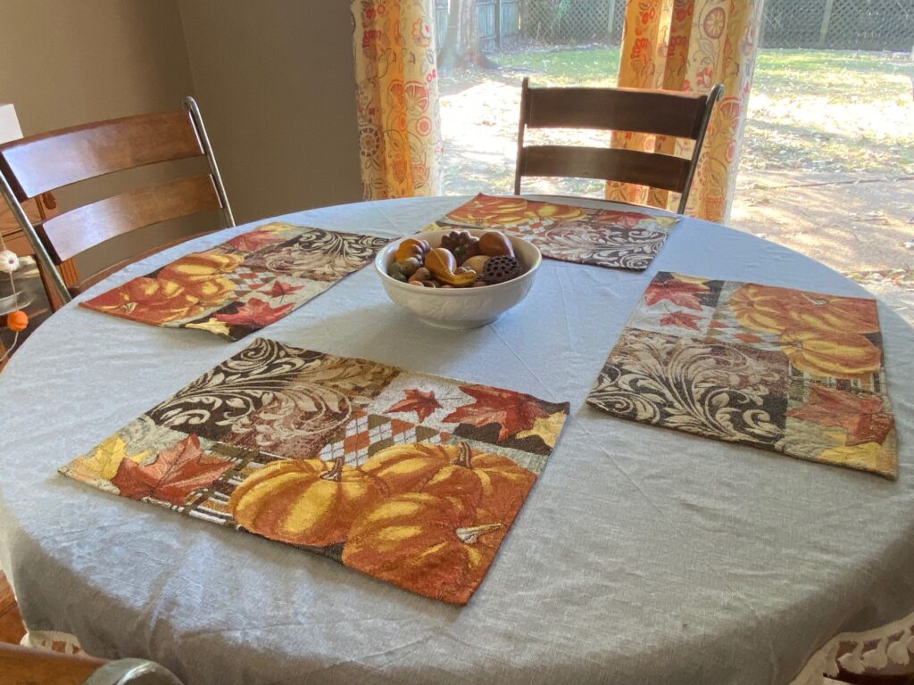 fall placemats