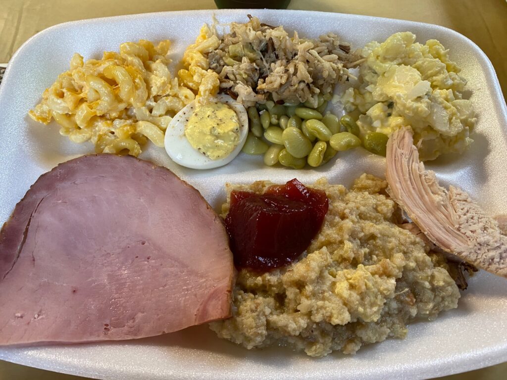 Thanksgiving plate