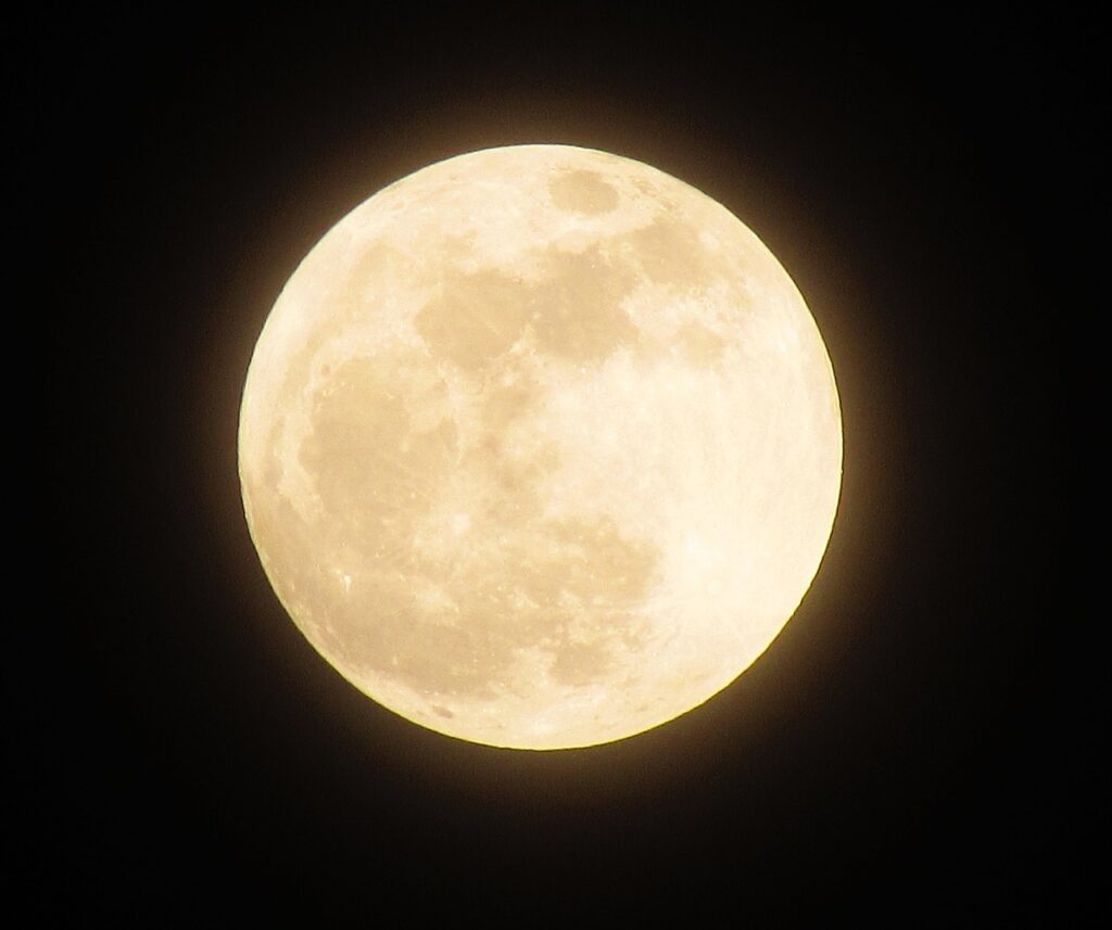 full yellow moon