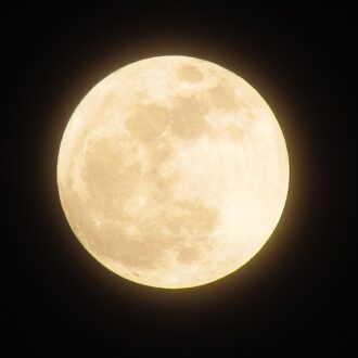 full yellow moon