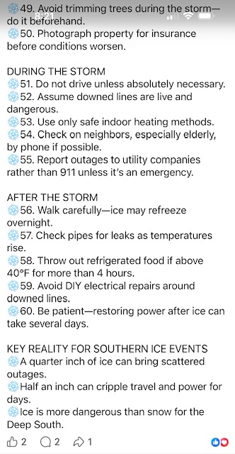 winter storm ready checklist